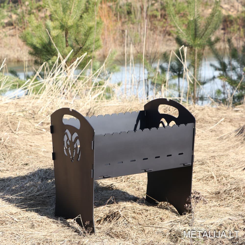 surenkama kelioninė šašlykinė 3 mm