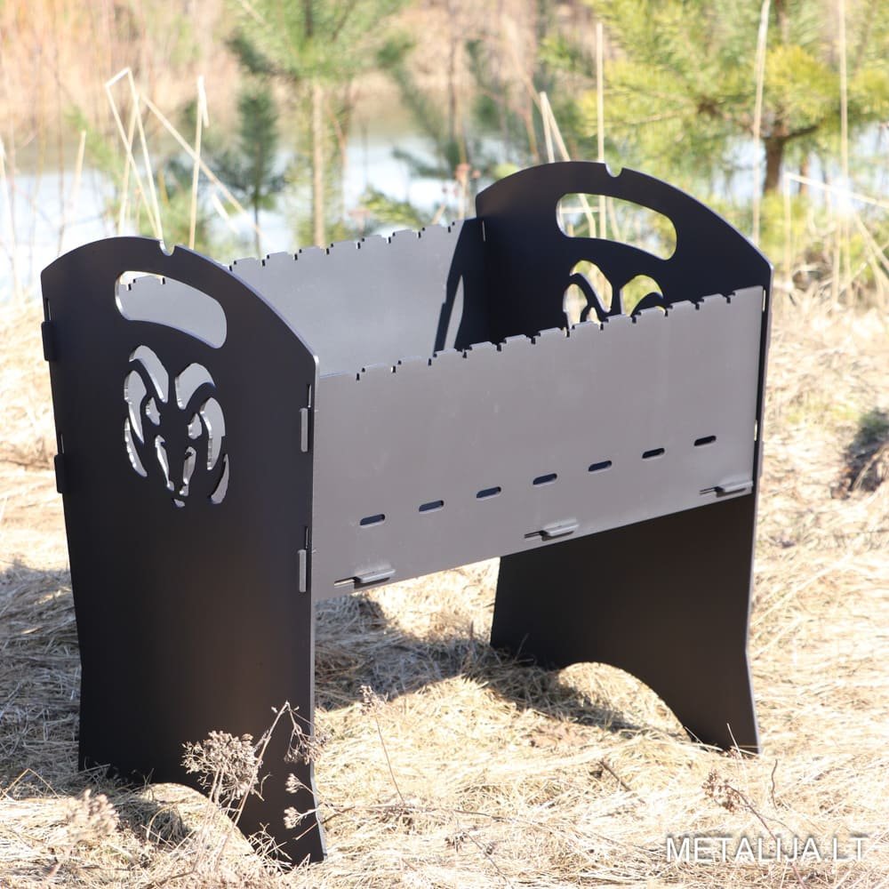 surenkama kelioninė šašlykinė 4 mm